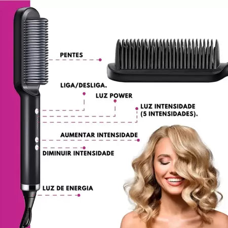 Escova BeautyLiss 5 em 1 - Escova Alisadora Profissional